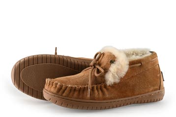 Warmbat Pantoffels in maat 39 Cognac, Overige kleuren, Verzenden, Zo goed als nieuw, Pantoffels of Sloffen