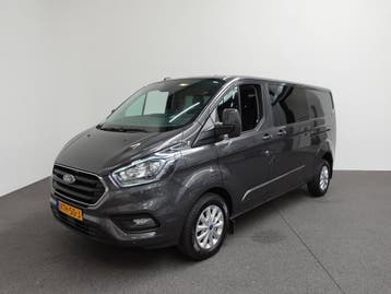 Ford Transit Custom 300 2.0 TDCI L2H1 Limited Dubbele Cabine, Automaat, Stof, Gebruikt, Euro 6