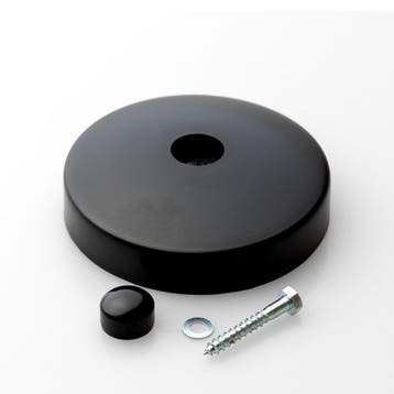 Paalkap rond kunststof 100 mm zwart, Ophalen of Verzenden, Nieuw