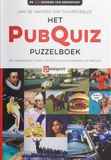Denksport - Het PubQuiz Puzzelboek | 9789493361096 |, Zo goed als nieuw, Denksport - Het PubQuiz Puzzelboek | Keesing Nederland BV | 
9789493361096