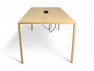 Arco Slim tafel 190x90 cm, fineer naturel, Overige plaatsen, Ophalen of Verzenden, Gebruikt, Tafel