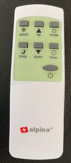 Afstandsbediening Alpina portable airco, Audio, Tv en Foto, Afstandsbedieningen, Ophalen of Verzenden, Nieuw, Origineel