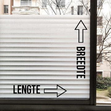 Raamfolie Boreal voor HR++ glas en dubbelglas (90cm), Nieuw