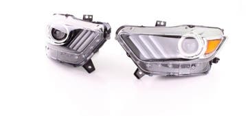 Koplampen Ford Mustang VI Coupe Cabrio 14-17 Zwart Bi-Xenon, Ophalen of Verzenden, Nieuw