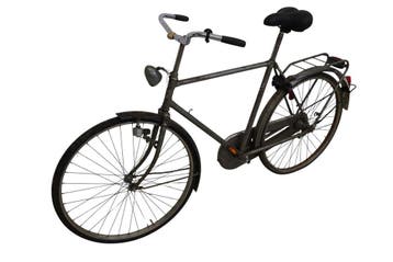 Klassieke herenfiets – vintage grijze transportfiets met bag, Ophalen of Verzenden, Nieuw