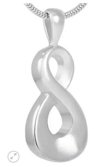 Ashanger, assieraad: infinity zilver, Sieraden, Tassen en Uiterlijk, Nieuw, Zilver, Overige materialen, Kruis of Symbool