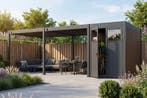 Advance lamellen overkapping 3,6x6 m. incl. berging 3,6x2 m., Verzenden, Nieuw