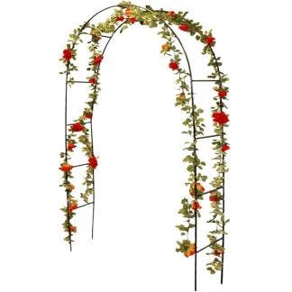 Rozenboog | Pro Garden | 140 x 36 x 240 cm (Metaal, Zwart), Verzenden