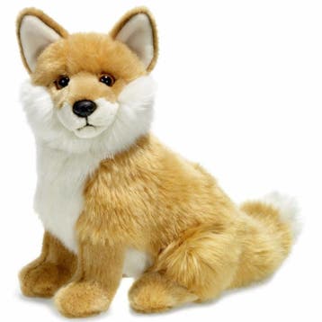 WNF pluche vos - zittend - 25 cm - bosdier knuffel, Verzenden, Nieuw