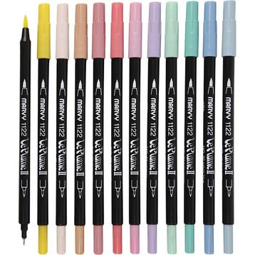 Le Plume II Markers, 12 stuk/ 1 doos, Nieuw