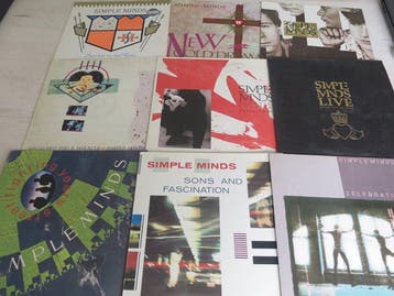 Simple Minds - Nice Lot with 9 great records of The Simple, Nieuw in verpakking