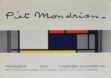 Max Bill - Piet Mondrian & Max Bill - Nationalgalerie Berlin, Antiek en Kunst