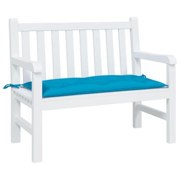 vidaXL Tuinbankkussen 100x50x7 cm oxford stof lichtblauw, Huis en Inrichting, Woonaccessoires | Kussens, Verzenden, Nieuw, Blauw
