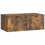 vidaXL Wandbeugel TV-kast Gerookt eiken 78,5 x 41 x 30 cm, Huis en Inrichting, Minder dan 50 cm, Verzenden, Nieuw, Minder dan 100 cm