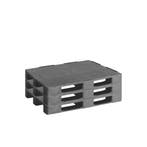 GGM Gastro | (3 stuks) Kunststof europallet gerecycled |, Verzenden, Nieuw in verpakking