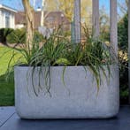 Odin  XL 110x43x55 cm Grey, Tuin en Terras, Bloembakken en Plantenbakken, Verzenden, Nieuw, Beton