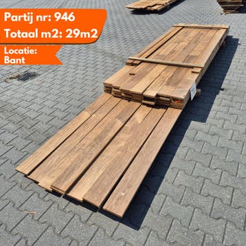 Thermo Frake Geschaafde Plank 2150-4520x140x18mm, Doe-het-zelf en Verbouw, Platen en Panelen, Ophalen of Verzenden, Nieuw