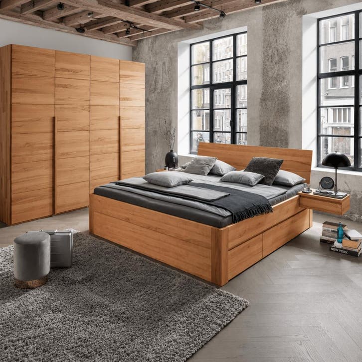 Forestales Cleveland Massief Eiken Houten Bed met Lades 55CM, Kinderen en Baby's, Babywiegjes en Ledikanten
