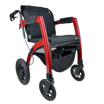 Rollz Motion Performance - rollator en rolstoel - Rood S, Diversen, Rollators, Ophalen of Verzenden, Nieuw