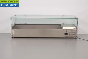 RVS HCB Opzetvitrine Opzet koelvitrine saladière 6 x 1/3 140, Ophalen of Verzenden, Nieuw in verpakking