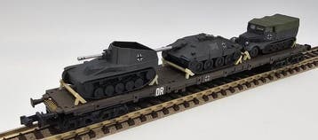 Minitrix N - Modeltrein goederenwagon (1) - Handmatig, Nieuw