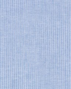 Chambré Linnen Katoen Strepen Baby Blauw, Nieuw, Blauw
