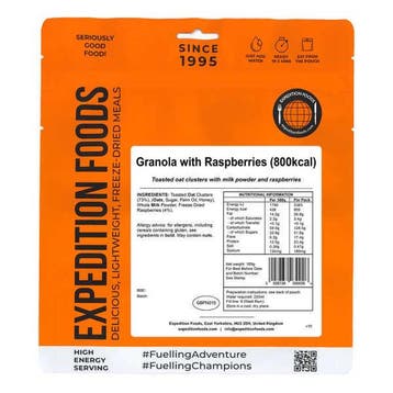 Muesli Met Frambozen - Expedition Foods