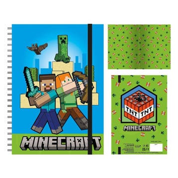 Minecraft Wiro Notebook A5, Ophalen of Verzenden, Nieuw