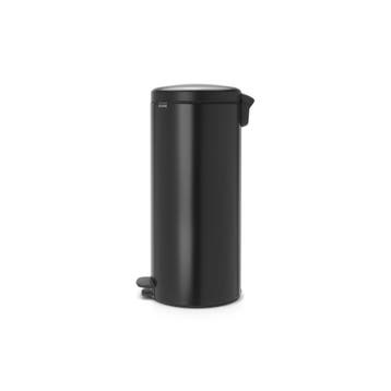 Brabantia Pedaalemmer newIcon 30 ltr - mat Zwart, Huis en Inrichting, Verzenden, Nieuw