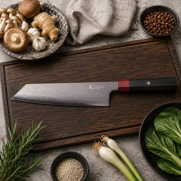 Yaxell Rei Kiritsuke mes 20 cm – 69 Lagen Damaststaal –, Huis en Inrichting, Ophalen of Verzenden, Nieuw, Hout