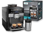Siemens -  Eq.6 Plus S800  Zwart, Afneembaar waterreservoir, Verzenden, Espresso apparaat, Nieuw