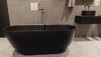 Vrijstaand bad mat zwart solid surface 160x73 incl krn- 0032, Ophalen, Nieuw, Bad
