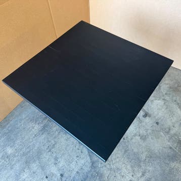 Tafelbladen Zwart Hout 70x70x3 cm, Gebruikt