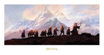 Lord of the Rings Art Print The Fellowship of the Ring: 2..., Ophalen of Verzenden, Nieuw