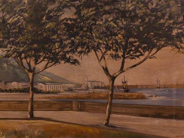 Escuela Impresionista Europea (XX) - Paisaje Portuario