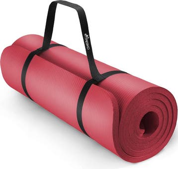 Yogamat - Fitness mat - Sportmat - Yoga mat extra dik - 185x, Verzenden, Zo goed als nieuw