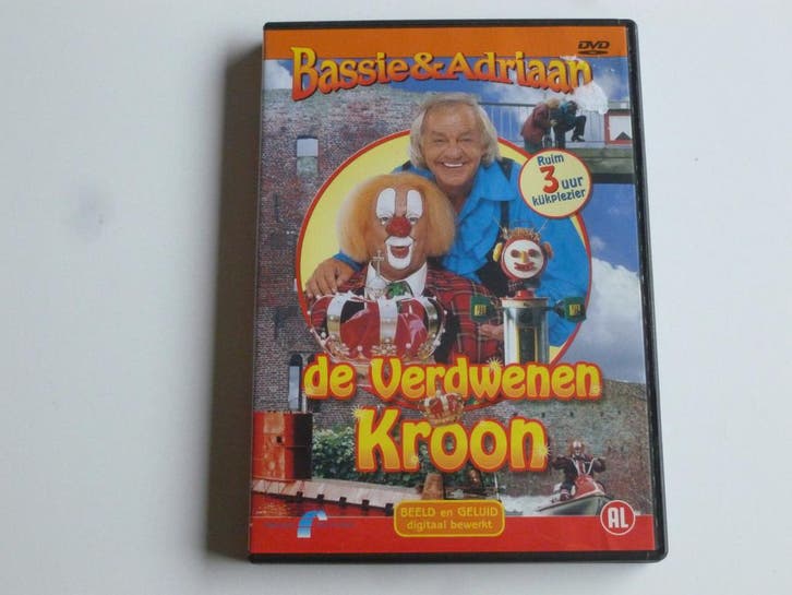 Bassie & Adriaan - De Verdwenen Kroon (bridge pict.) DVD, Cd's en Dvd's, Dvd's | Kinderen en Jeugd, Ophalen of Verzenden