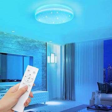 RGB LED plafondlamp 36W sterrenhemel met afstandsbediening, Verzenden, Nieuw