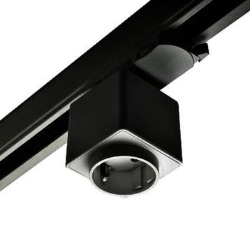 Luxar 3-Fase Stopcontact Zwart 6 Ampère, Verzenden, Nieuw, Kunststof, Overige fittingen