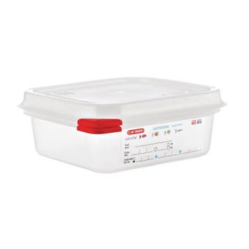 Araven Voedseldozen 1/6 GN met deksel (4 stuks) | 3 Formaten, Verzenden