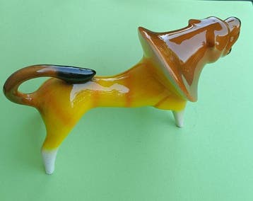 Roberto Rigon - R.Rigon - Figuur - Leone - Keramiek