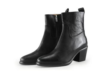 Shabbies Amsterdam Enkellaarzen in maat 41 Zwart, Kleding | Dames, Shabbies Amsterdam, Verzenden, Zwart, Lage of Enkellaarzen