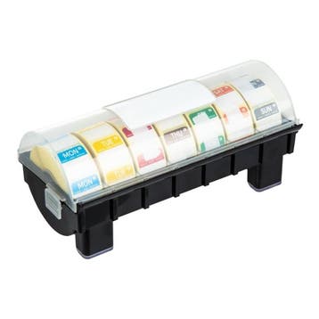 Vogue 2,5cm dispenser inclusief 7 rollen voedseletiketten, Verzenden, Nieuw