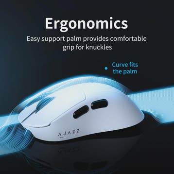 AJAZZ AJ179 V2 MAX Ergonomische Draadloze Gaming Muis (PAW33, Computers en Software, Desktop Pc's, Verzenden, Nieuw