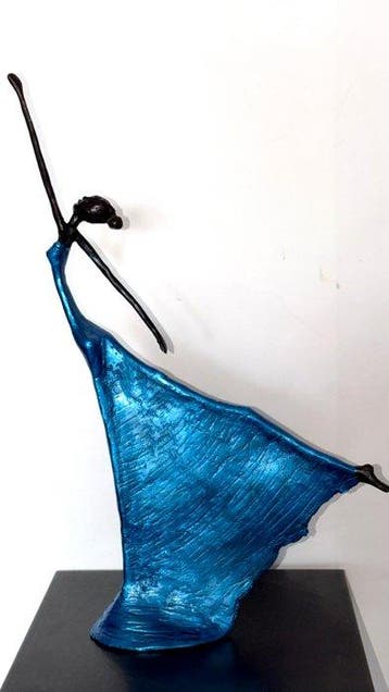 Abdoulaye Derme - sculptuur, Danseuse “Élégance en