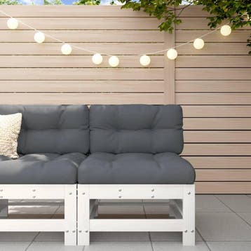 Loungebank Element Wit | Massief Hout | Laatste Stuk!, Tuin en Terras, Tuinbanken, Ophalen of Verzenden, Zo goed als nieuw, Hout