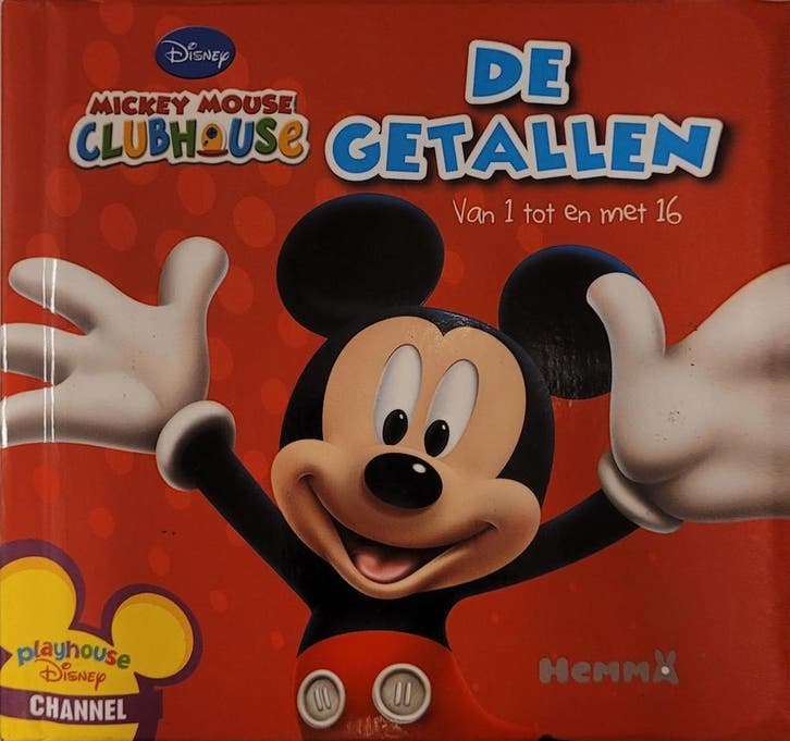 DE GETALLEN VAN 1 TOT EN MET 16 - DISNEY MICKEY MOUSE CLUB, Boeken, Kinderboeken | Jeugd | 10 tot 12 jaar, Gelezen, Verzenden