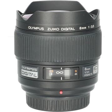 Olympus M.Zuiko Digital ED 8mm f/3.5 Fisheye CM6172, Ophalen of Verzenden, Gebruikt, Groothoek Fisheye-lens