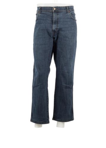 Wrangler Jeans Heren maat W36 / L28 Blauw Vintage, W36 - W38 (confectie 52/54), Blauw, Wrangler, Ophalen of Verzenden