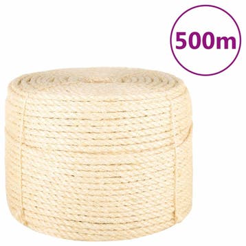 vidaXL Touw 10 mm 500 m 100% sisal, Verzenden, Nieuw